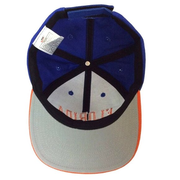 Nike University of Florida Gators Adjustable Blue & Orange Embroidered Hat Cap - Picture 5 of 6